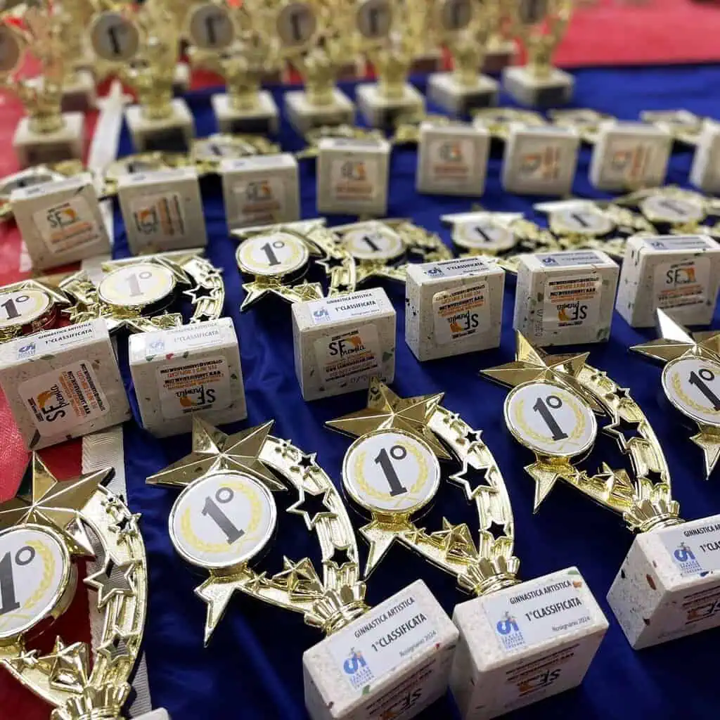 Coppe e trofei per premiazioni sportive