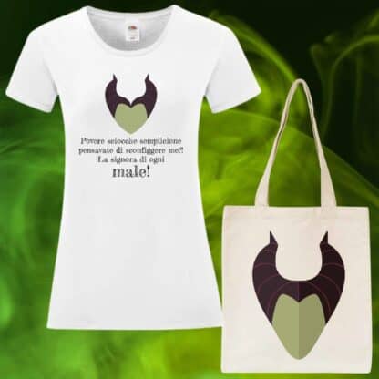 T-shirt Villains Disney | Maglietta Cattive Disney | Malefica | Maga Magò | Regina di Cuori | Ursula | Yzma | Crudelia - immagine 5