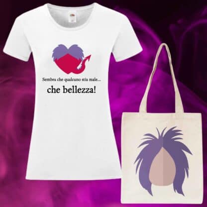 T-shirt Villains Disney | Maglietta Cattive Disney | Malefica | Maga Magò | Regina di Cuori | Ursula | Yzma | Crudelia - immagine 4