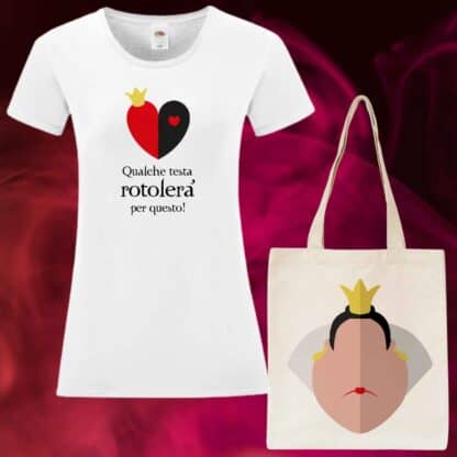 T-shirt Villains Disney | Maglietta Cattive Disney | Malefica | Maga Magò | Regina di Cuori | Ursula | Yzma | Crudelia - immagine 3