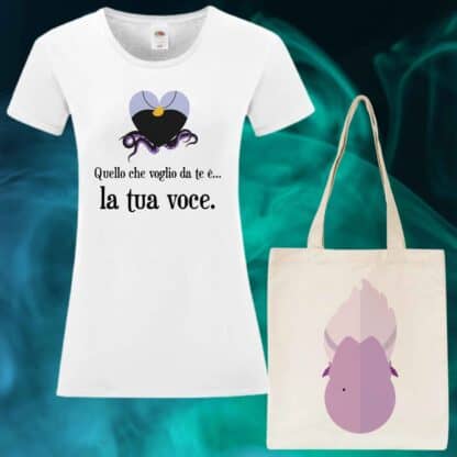 T-shirt Villains Disney | Maglietta Cattive Disney | Malefica | Maga Magò | Regina di Cuori | Ursula | Yzma | Crudelia - immagine 2