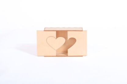 Scatola in legno con cuore