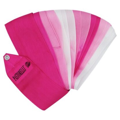 Nastro sfumato 6 m - Magenta/Rosa/Bianco