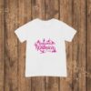 T-shirt ginnasta | Ginnastica Ritmica | Con silhouette monocolore Rosa o Blu| Regalo scuola | Regalo sport - immagine 2
