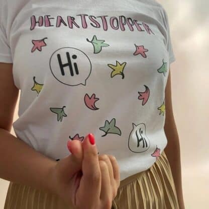 T-shirt Heartstopper | T-shirt foglie Heartstopper