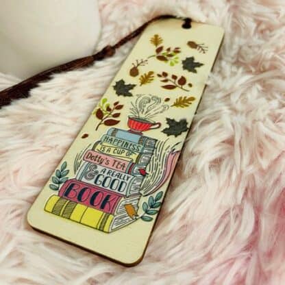 Segnalibro in legno stampato | Bookmark | Books | Libri