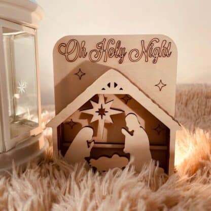 Presepe in legno | Presepe piccolo legno | Presepe Natale