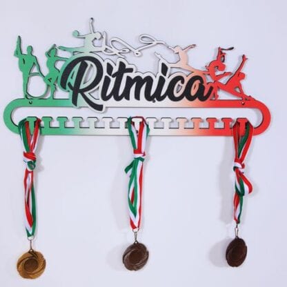 Medagliere tricolore | Portamedaglie Ginnastica Ritmica
