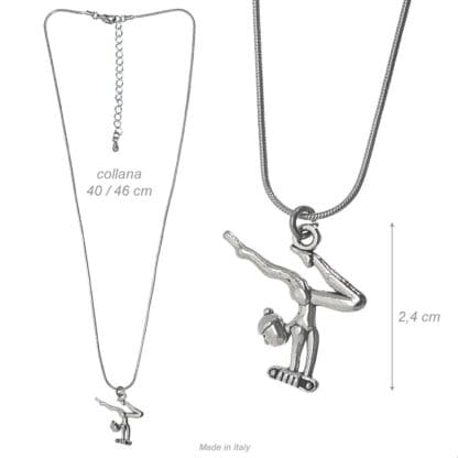 Collana girocollo con Pendente Ginnasta
